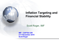 Monetary Policy Frameworks - captac-dr