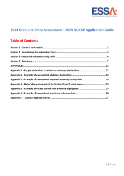 Appendix 6 - Example of a completed practicum reference form