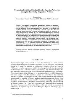 Generating Conditional Probability Tables for