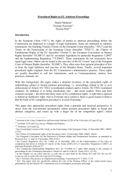 Content and legal basis &ndash; Any firm subject to antitrust