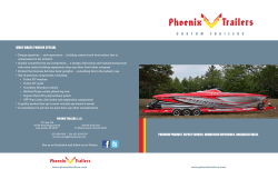 Trailer Brochure - Phoenix Trailers