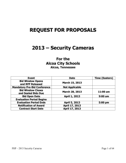 2006 RFP - Presentation Systems