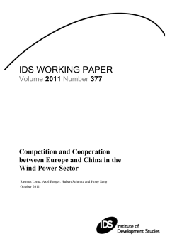 ids working paper - Institute of Development Studies