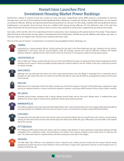 HomeUnion Launches First Investment Housing Market Power