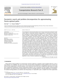 Parametric search and problem decomposition for approximating