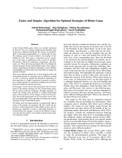 Faster and Simpler Algorithm for Optimal Strategies of Blotto Game