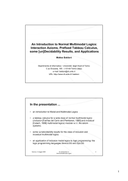 An Introduction to Normal Multimodal Logics