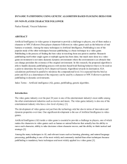 DYNAMIC PATHFINDING USING GENETIC ALGORITHM BASED