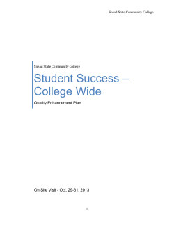 Student Success * College Wide