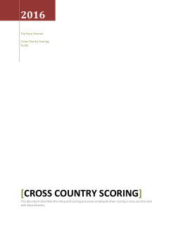2016 [CROSS COUNTRY SCORING]