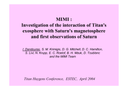 MIMI : Investigation of the interaction of Titan`s exosphere with