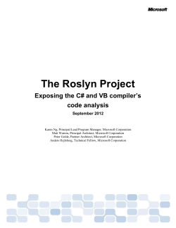 The Roslyn Project