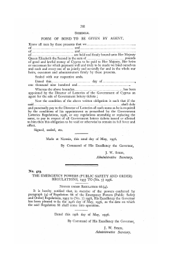 381 FORM OF BOND TO BE GIVEN BY AGENT. Know all