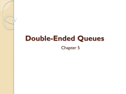 Double-Ended Queues