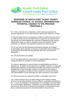 Q1 - Neath Port Talbot Council