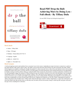 Read PDF Drop the Ball: Achieving More by Doing Less