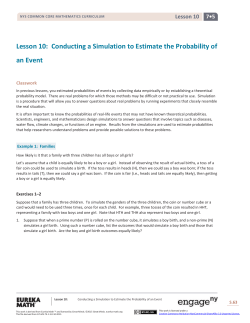 Grade 7 Mathematics Module 5, Topic B, Lesson 10