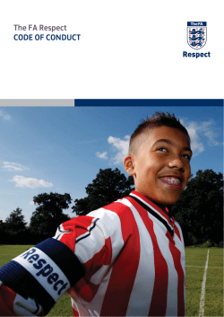 The FA Respect Code of Conduct
