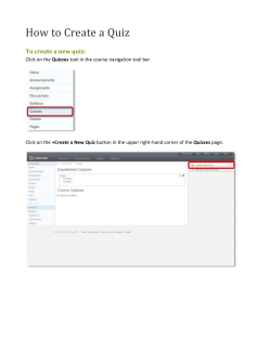 How to Create a Quiz