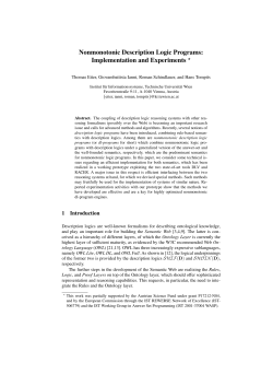 Nonmonotonic Description Logic Programs