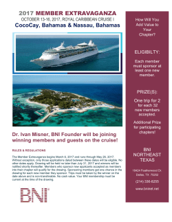 Click here to see the extravaganza flyer