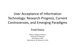 Technology Acceptance Model