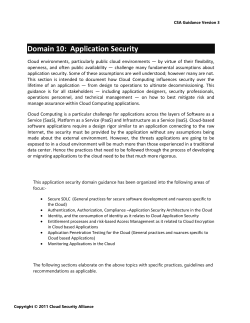 Domain 10: Application Security