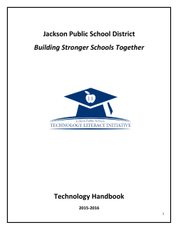 Jackson Public School District Building Stronger Schools Together
