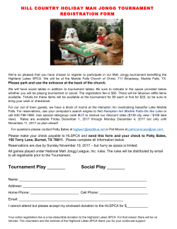 Tournament Play ______ Social Play