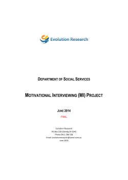 motivational interviewing (mi) project