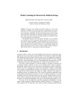 Model Counting for Recursively-Defined Strings
