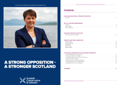 a strong opposition - a stronger scotland