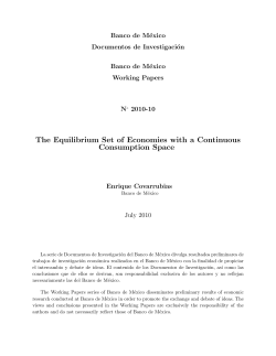 The Equilibrium Set of Economies with a