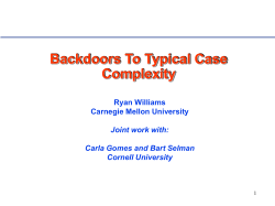 Talk. - Cornell University