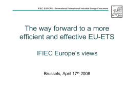 Folie 1 - IFIEC Europe