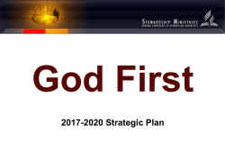 Strategic Plan 2017-2020 PowerPoint