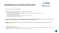 Sjøtrimkonkurransen i regi av Sjøfartsdirektoratet