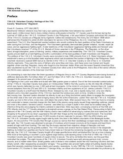 History Of The 11thACR