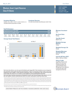 Fund Name Western Asset Liquid Reserves Class N