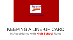 Keeping A Line-up Card