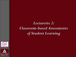 Assessment Approach and Outcome Type - NIUSI
