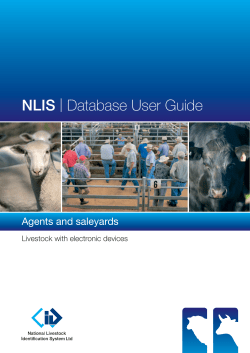 NLIS | Database User Guide
