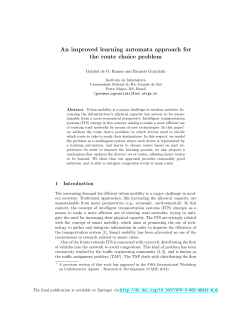An improved learning automata approach for the route choice problem