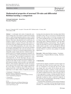 Mathematical properties of neuronal TD