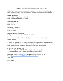 Marysville Travel Basketball Association 2016-2017 Try