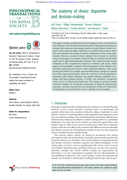 The anatomy of choice: dopamine and decision