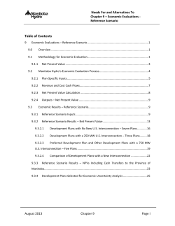 NFAT Business Case Chapter 09 Economic Evaluation Reference