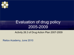Action plan 2007-2009