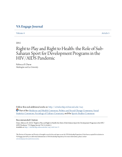 Right to Play and Right to Health: the Role of Sub