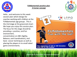 Ontario Soccer Association Grassroots Development FUNdamentals